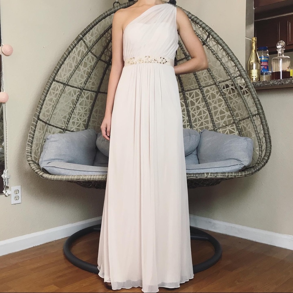Andrianna Papell One Shoulder Bridesmaid Dress